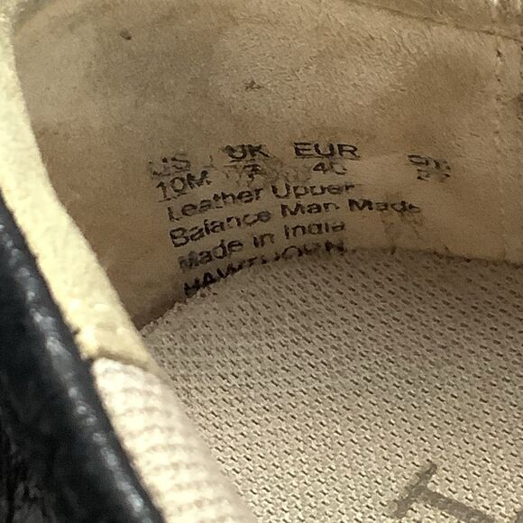 Naturalizer Hawthorn Slip On Sneaker Shoes Women's 10 M Black Leather Croc Snake - Picture 9 of 12